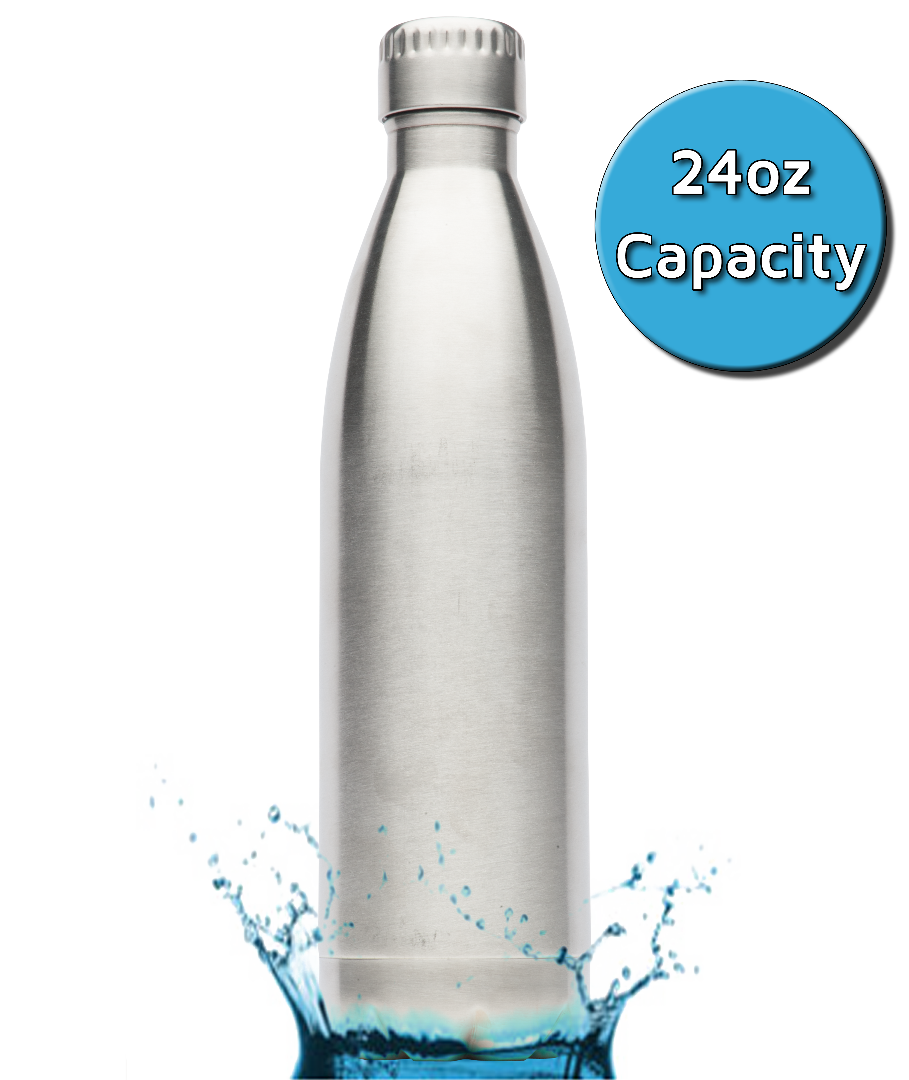 Stainless Steel Water Bottle (24 oz / 750 ml)