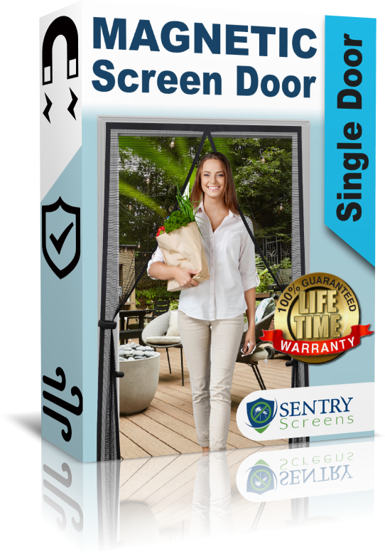Magnetic Screen Door for single doors
